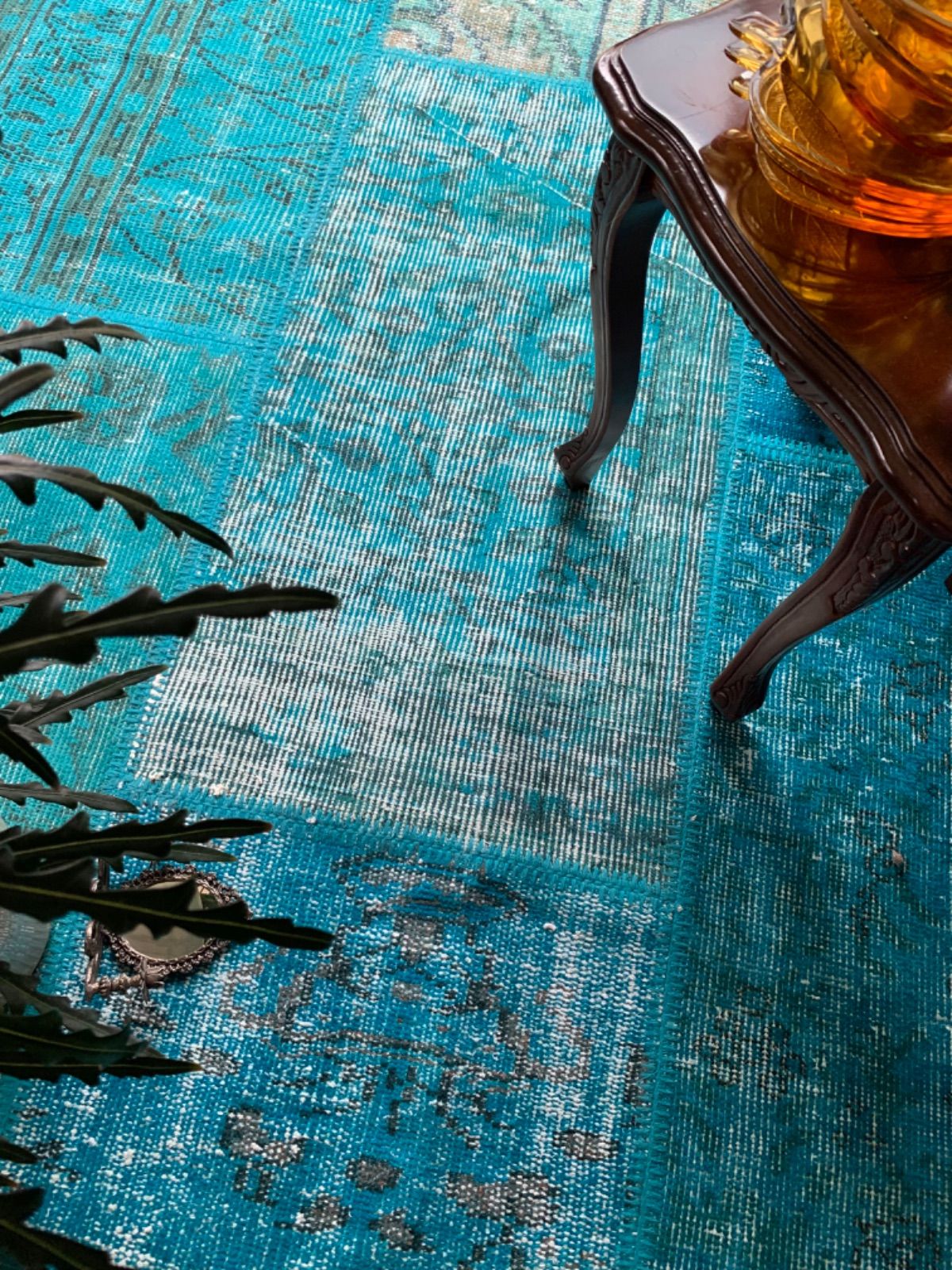 特大超大判カーキベージュ271×168 トルコヴィンテージラグ