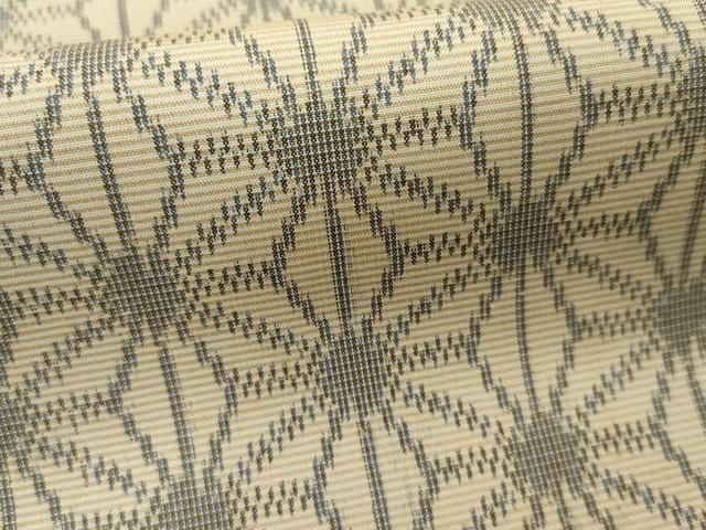 平和屋着物□上質な紬 麻の葉文様 正絹 逸品 AABA3111cs - メルカリ