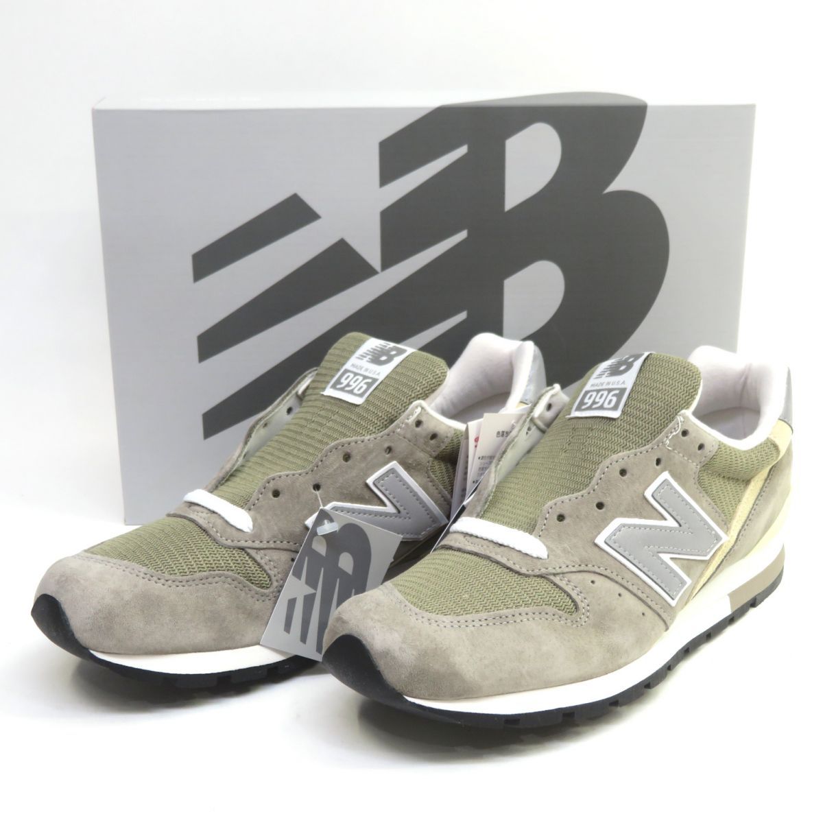 新品　ニューバランス U996GR グレー　US10 28cm 996シリーズ NEW BALANCE U996GR GRAY GREY SUEDE MADE IN USA