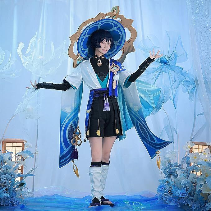 原神スカラマシュ放浪者散兵コスプレ衣装コスチュームセットグッズげんしんおしゃれアニメcosplay