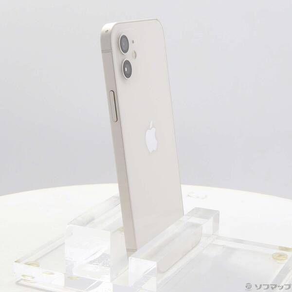 中古品〕 iPhone12 64GB ホワイト MGHP3J／A SIMフリー【305