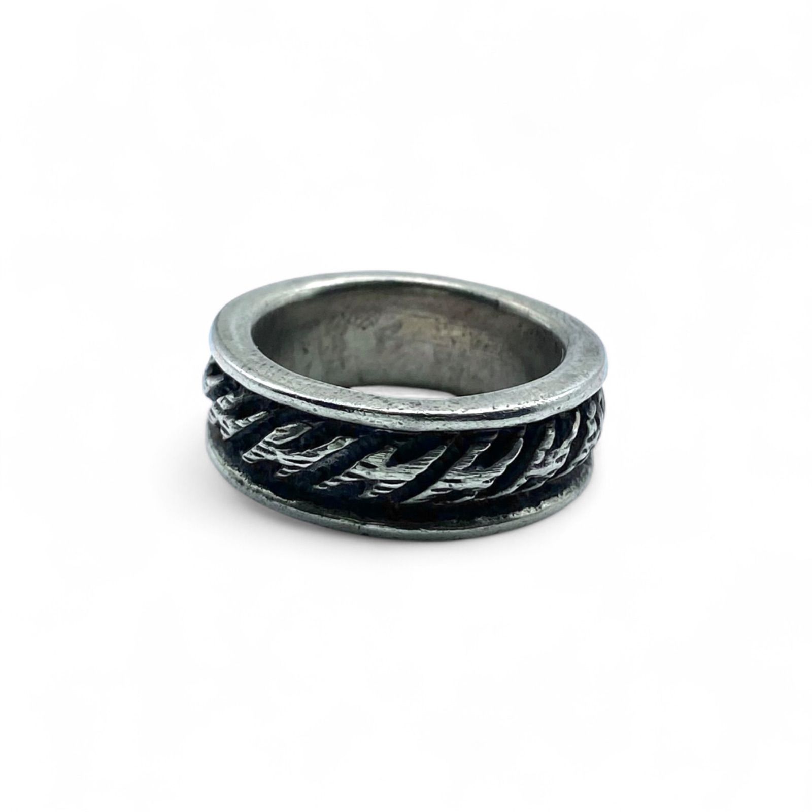 轟く雷鳴】サンダーボルト Silver 925 刻印 80s Vintage Ring シルバー