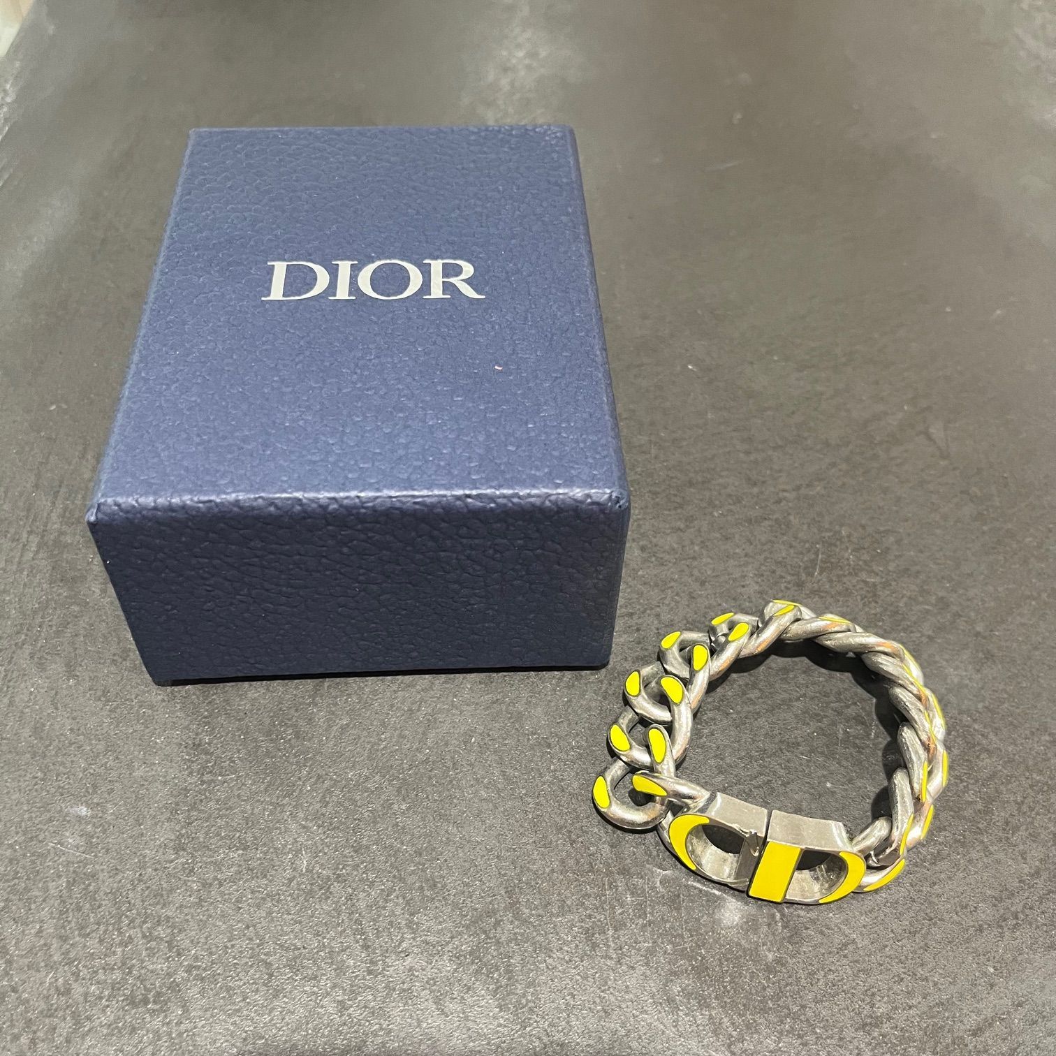 DIOR CD ICON チェーンブレスレット バングル ディオール 77602A4 