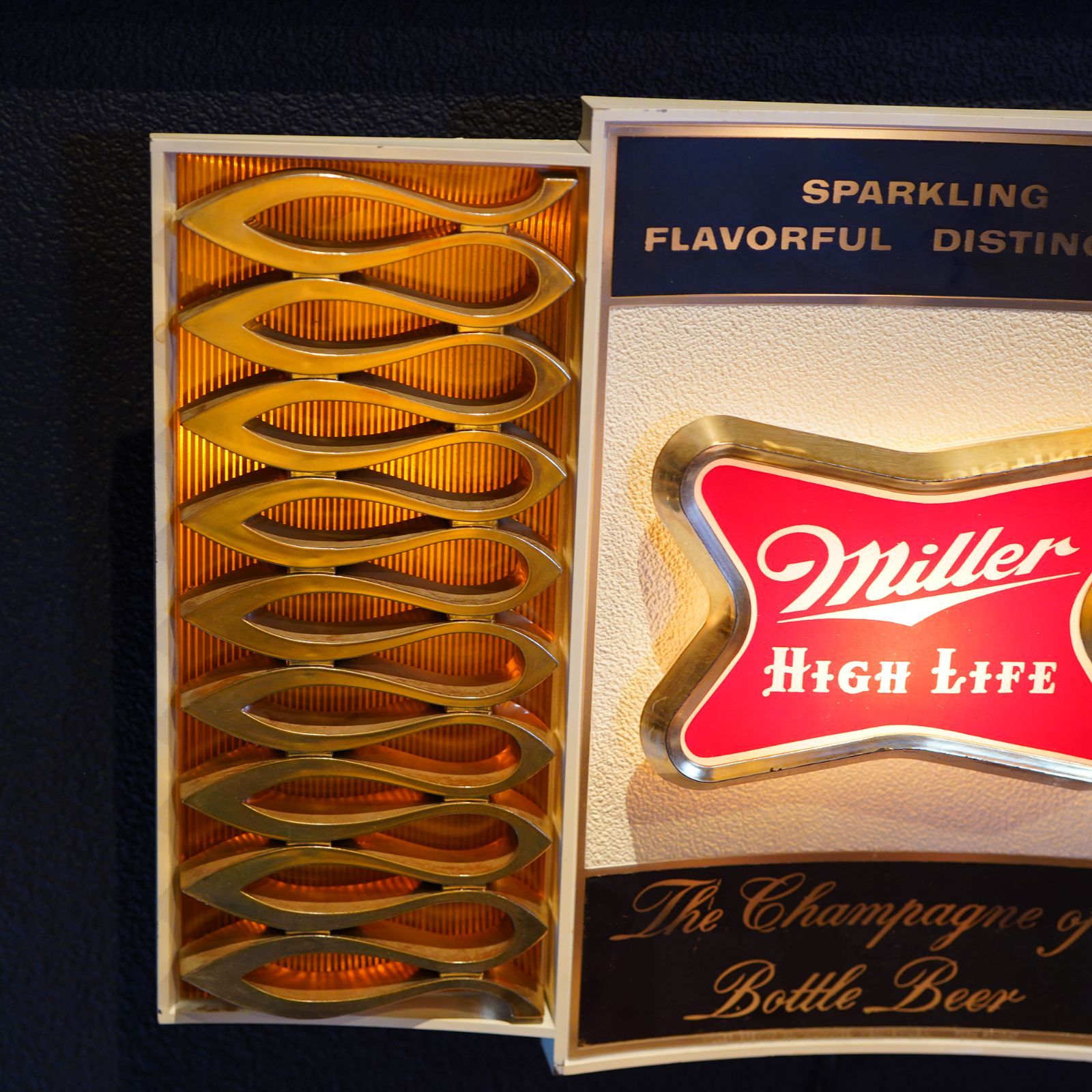 1960's MILLER HIGH LIFE ライトサイン アメリカンヴィンテージ 