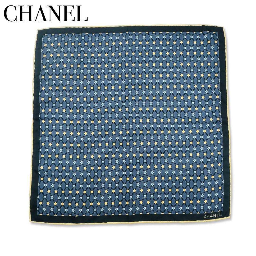CHANEL】シャネル スカーフ/ハンカチ シルク ココマーク
