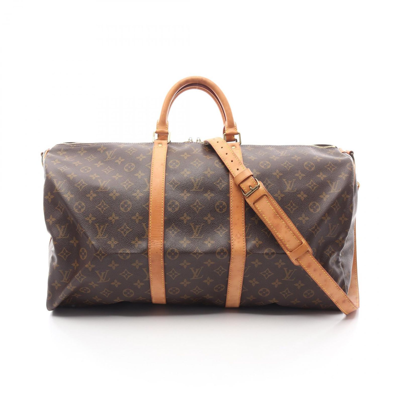 ルイ ヴィトン LOUIS VUITTON ボストンバッグ キーポル バンドリエール55 M41414 PVCコーティングキャンバス レザー キーポル バンドリエール55 ユニセックス Used B