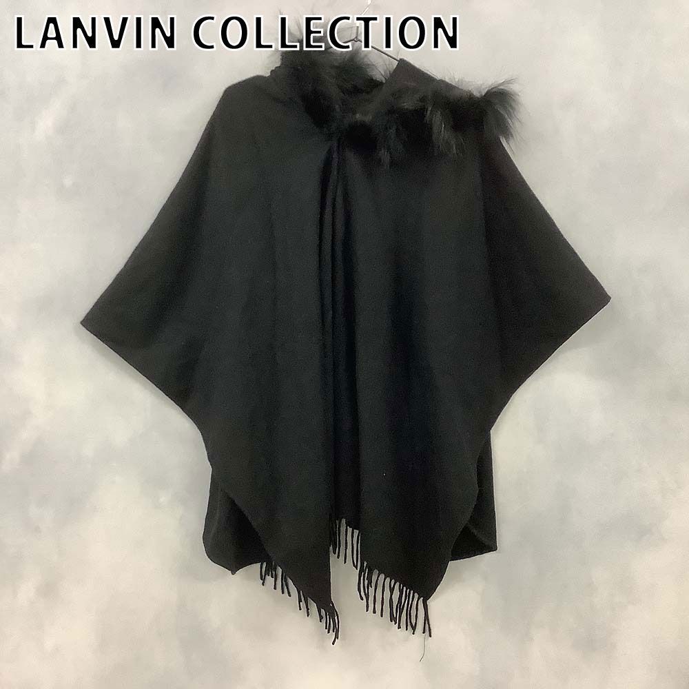 ランバンストールケープ LANVIN ランバンコレクション カシミヤケープ