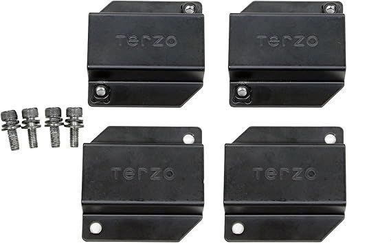 新作，大得価 【在庫処分】Terzo テルッツォ (by PIAA) ベースキャリア用 【クロスホルダー】 ２個入（１セット分） ［スクエアバー専用］ ブラック 積載時のサポートアイテム EA207 応募券