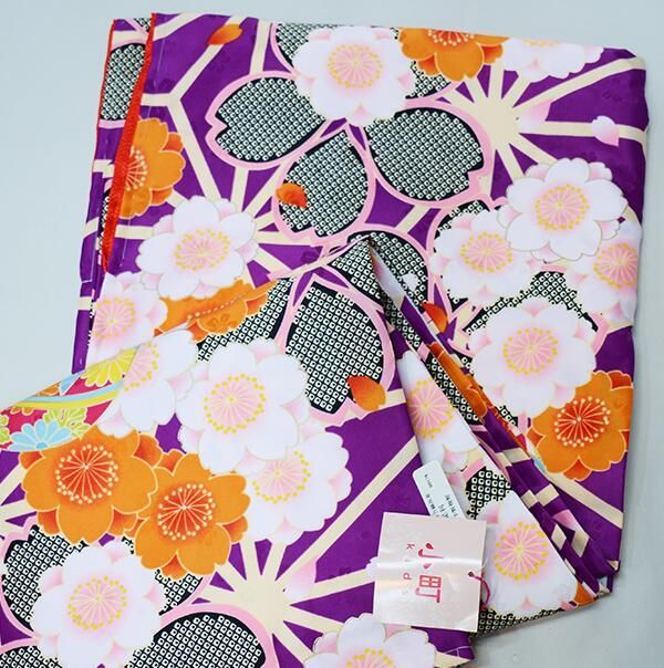 二尺袖着物 ジュニア用 着物+長襦袢 2点セット 145cm～154cm 着物の 