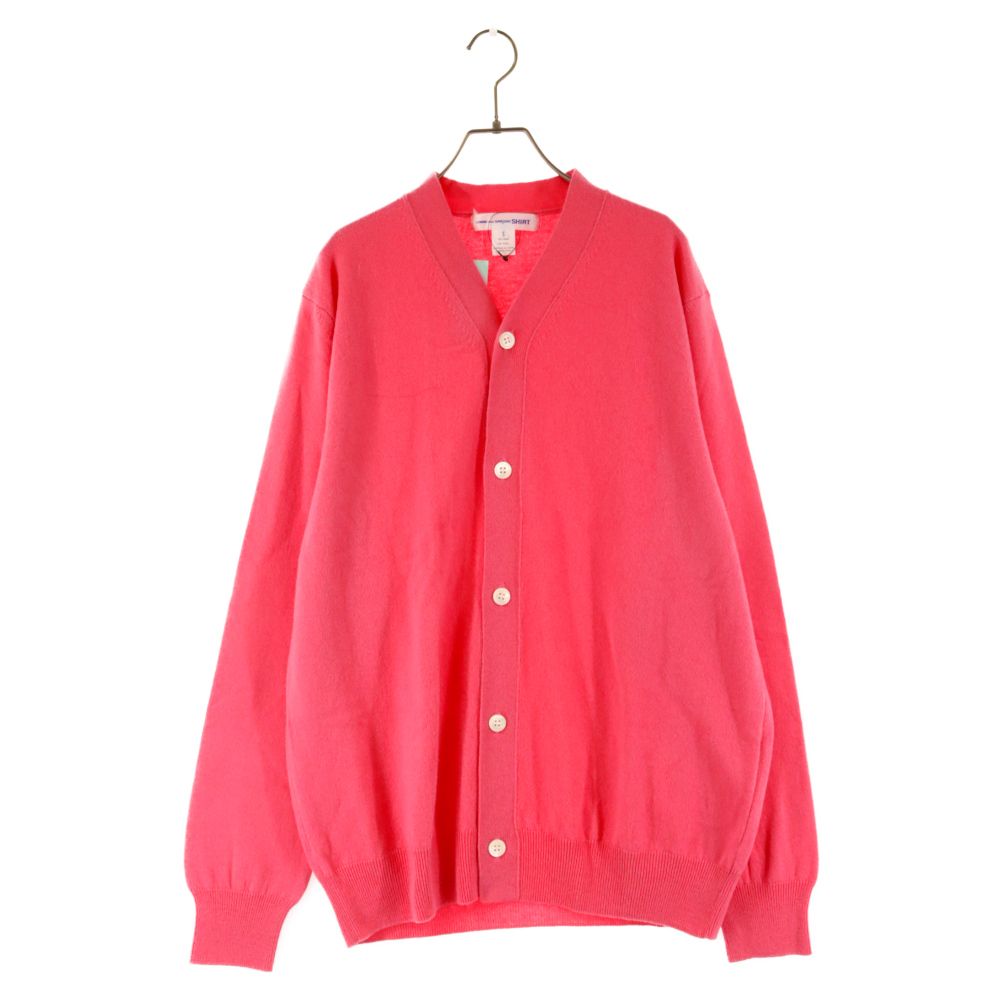 COMME des GARCONS SHIRT (コムデギャルソンシャツ) 23AW 5Bニットカーディガン ピンク FL-N007