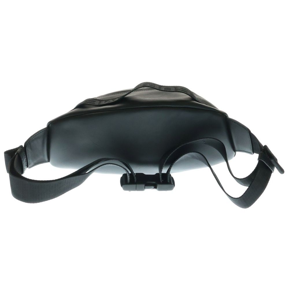 SUPREME シュプリーム 23AW Leather Waist Bag レザーウエストバッグ ボディバッグ ブラック