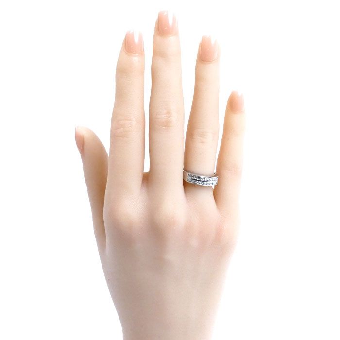 プラチナ　9号の指輪 Pt900プラチナ リング・指輪 ダイヤモンド0.39ct 9号 5.0g