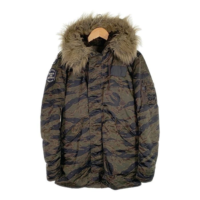 ヒステリックグラマー　N3B フライトジャケット　メンズ　タイガーワッペン HYSTERIC GLAMOUR ヒステリックグラマー タイガーカモ N-3B フライト