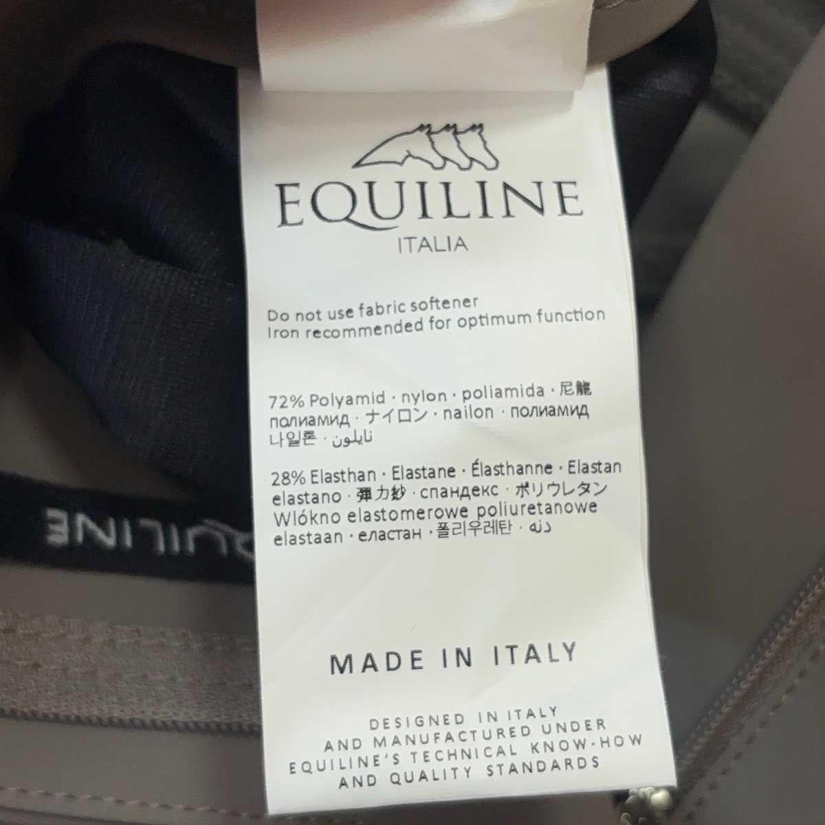 未使用】EQUILINE エクイライン キュロット EIDACEF フルグリップ 未使用】EQUILINE エクイライン キュロット EIDACEF フルグリップ