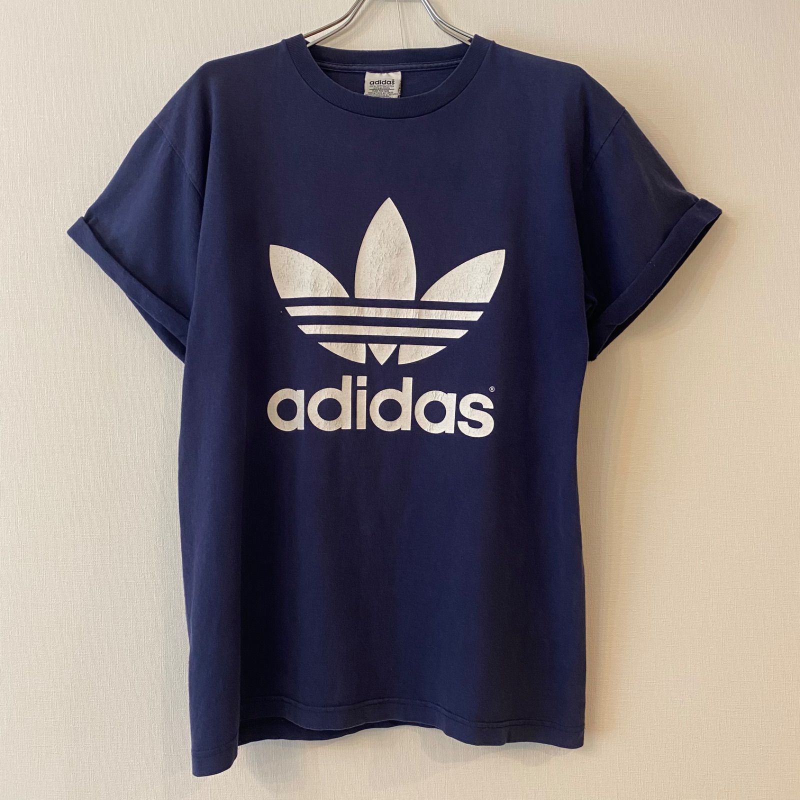 アディダス(adidas)ビッグロゴ(トレフォイルロゴ) ヴィンテージTシャツ 