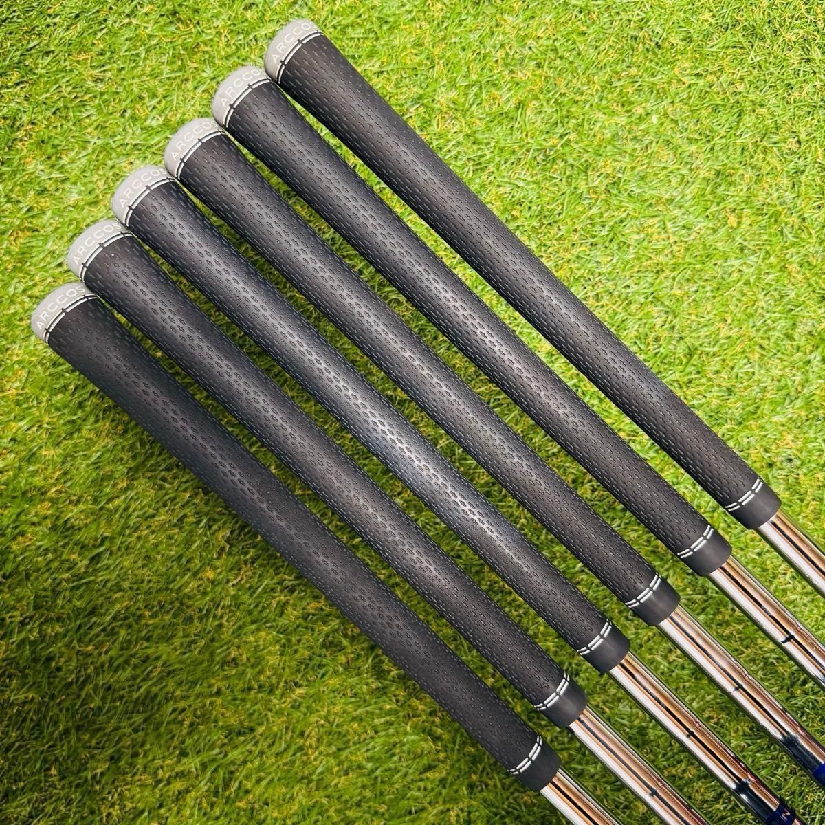 良品】初心者推奨 ピン G425 青ドット メンズアイアンセット 6本 S