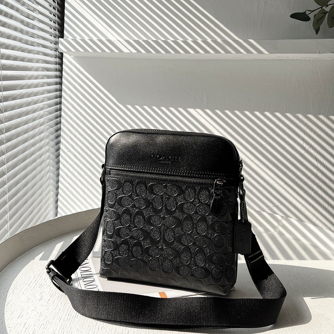 コーチ メンズバッグ F68014 サドル ショルダーバッグ 斜め掛けバッグ