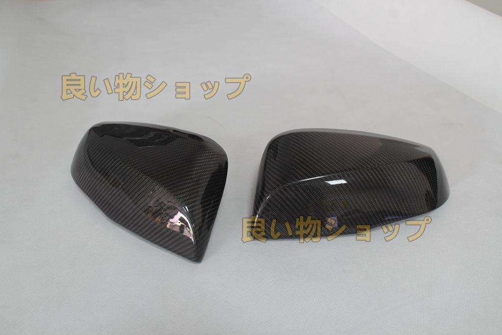 カーボン製 粘着式 30系アルファード 車種別 粘着式ミラーカバー 左右セット