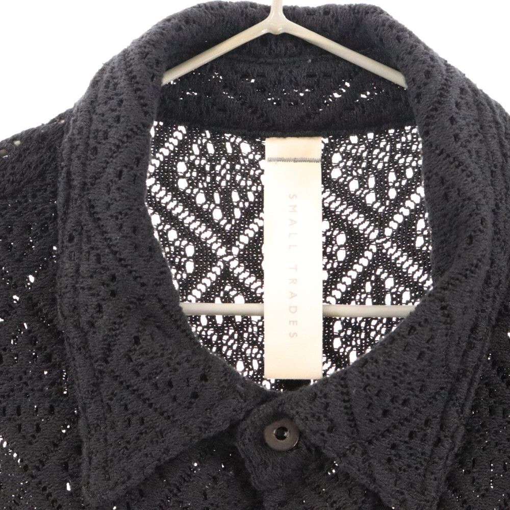 SHINYA KOZUKA / 半袖シャツ/S/コットン/WHT/220ISK24 SHINYA KOZUKA (シンヤコズカ) 22SS HOLIDAY SHIRT 220ISK24 編み込み