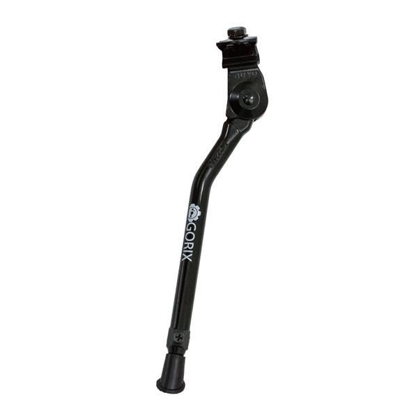 (送料込)Color:ブラック GORIX(ゴリックス) スマート 自転車 キックスタンド センタースタンド 軽量 [ロードバイク クロスバイク マウンテンバイク対応] (Flamingo) (GX-KC22AAJ-Z) (ブラック)