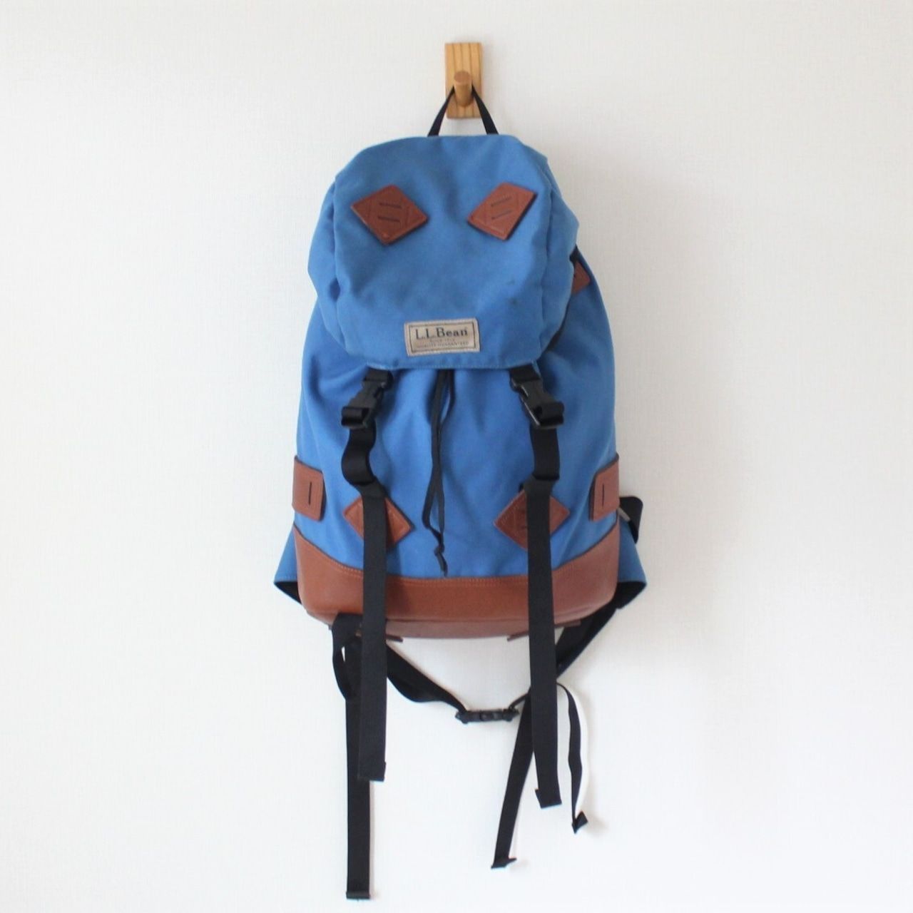 L.L.Bean エルエルビーン リュック バックパック 底レザー ベトナム製 ブルー （w-1420627）