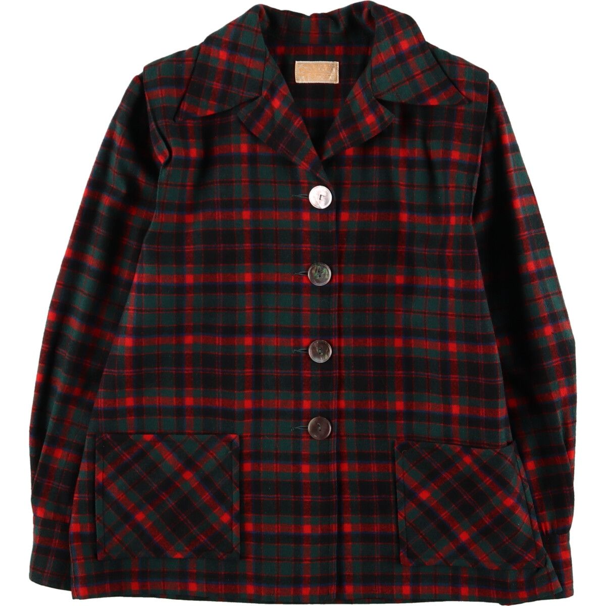 古着 ペンドルトン PENDLETON チェック柄 イージージャケット ...