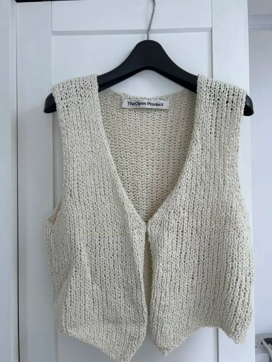ザオープンプロダクト オープンワイワイ クロシェ ニット ベスト