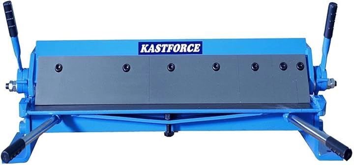 KASTFORCE KF5006 メタルブレーキ メタルベンダー 板金折り曲げ機 手動 最大幅610mm 最大厚み容量20ゲージ 1.0mm 押さえ刃5本付き