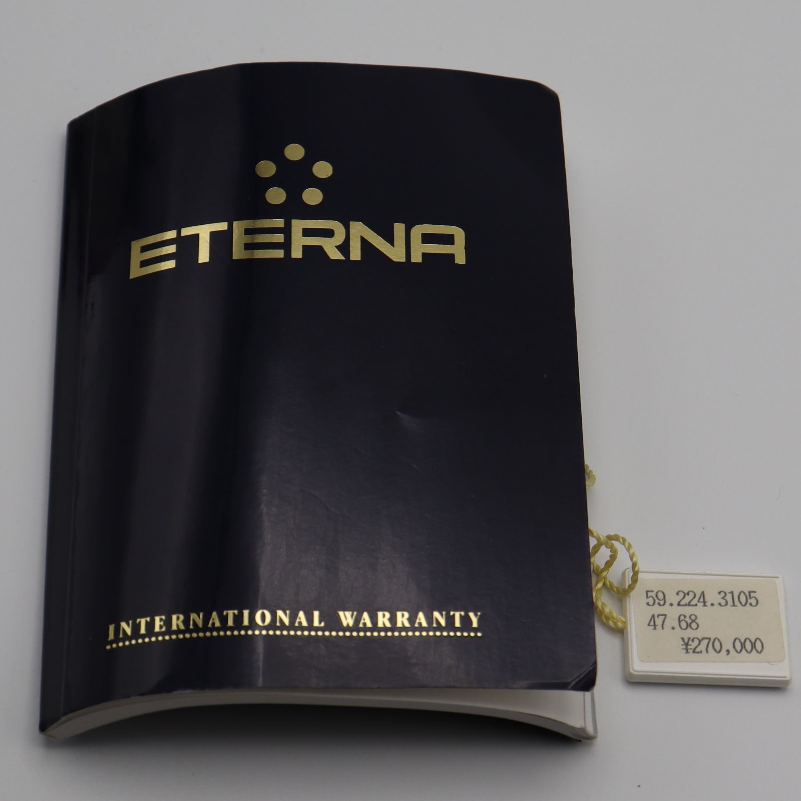 電池新品 ETERNA エテルナ 3105.47 クォーツ 18Kベゼル コンビ