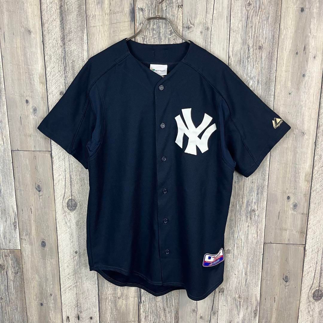 米国製 松井秀喜 ニューヨーク ヤンキース 野球 ユニフォーム 半袖 シャツ L