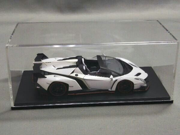 KYOSHO 1/43 Lamborghini Veneno Road Ster White/Red Line White