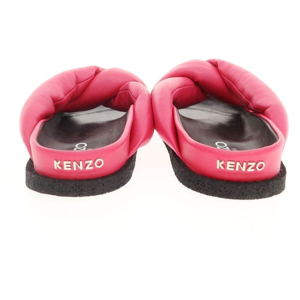 中古】ケンゾー KENZO クッション コンフォート サンダル ピンクx  