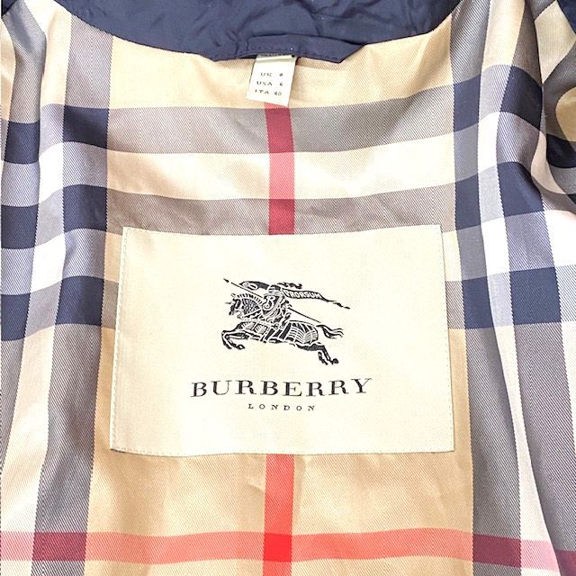 BURBERRY バーバリー トレンチコート ナイロン ネイビー UK