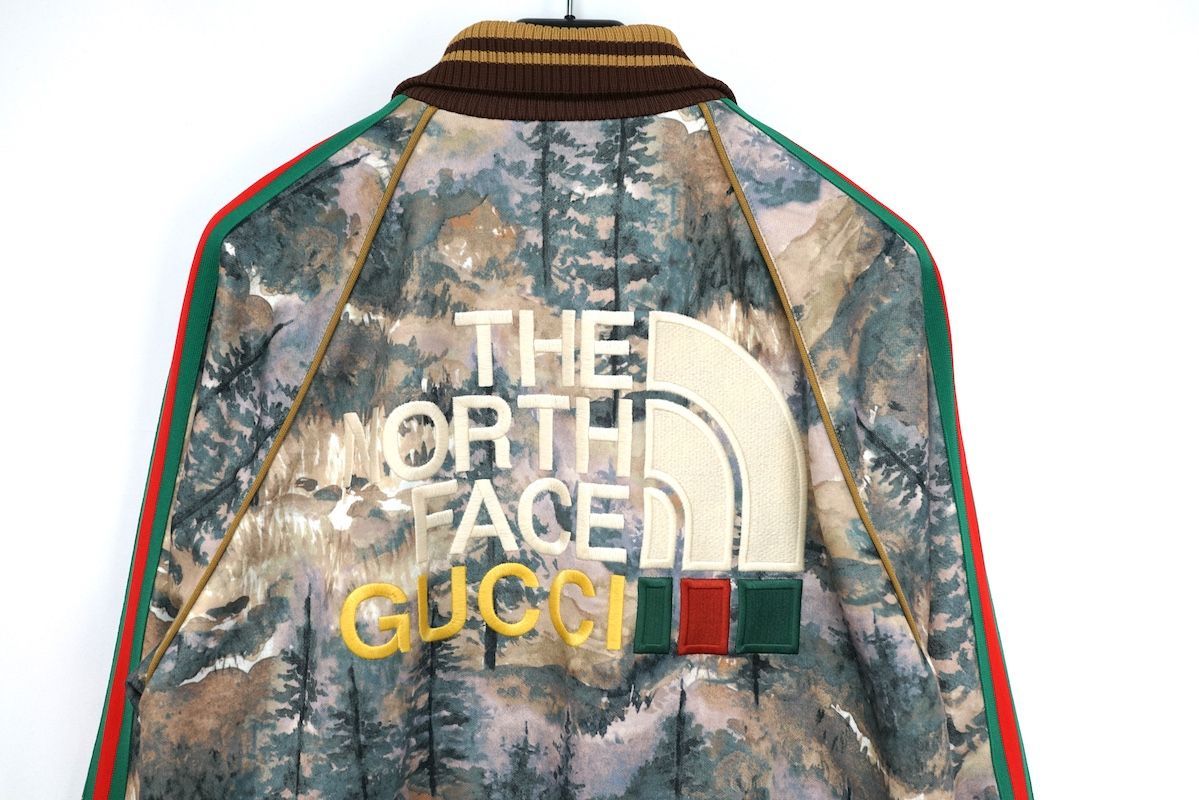 GUCCI グッチ THE NORTH FACE ノースフェイス TRACK JACKET BACK LOGO