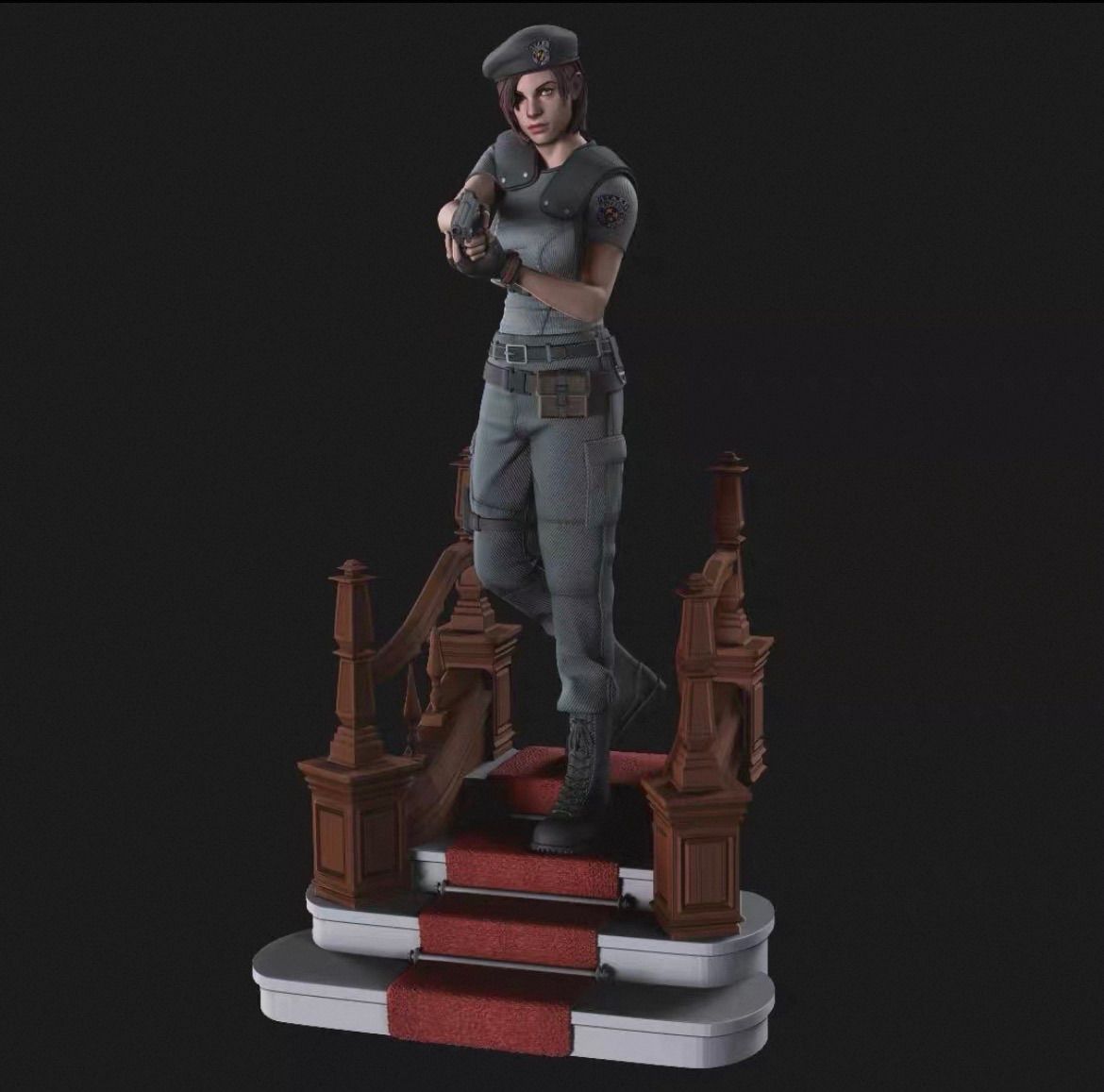 1/10 ガレージキット フィギュア 未塗装 biohazard ジル