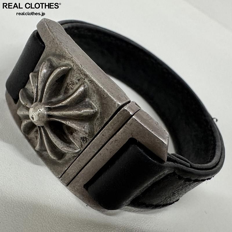 CHROME HEARTS/クロムハーツ CHX ハーネス クラスプ レザーブレスレット