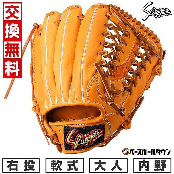 新品未使用】野球 グローブ 軟式 大人 久保田スラッガー 内野手用 セカンド サード ショート 右投げ用 KSN-AR5 C-7037  KSオレンジ/タン 野球グローブ グラブ 草野球 キャッチボール - メルカリ