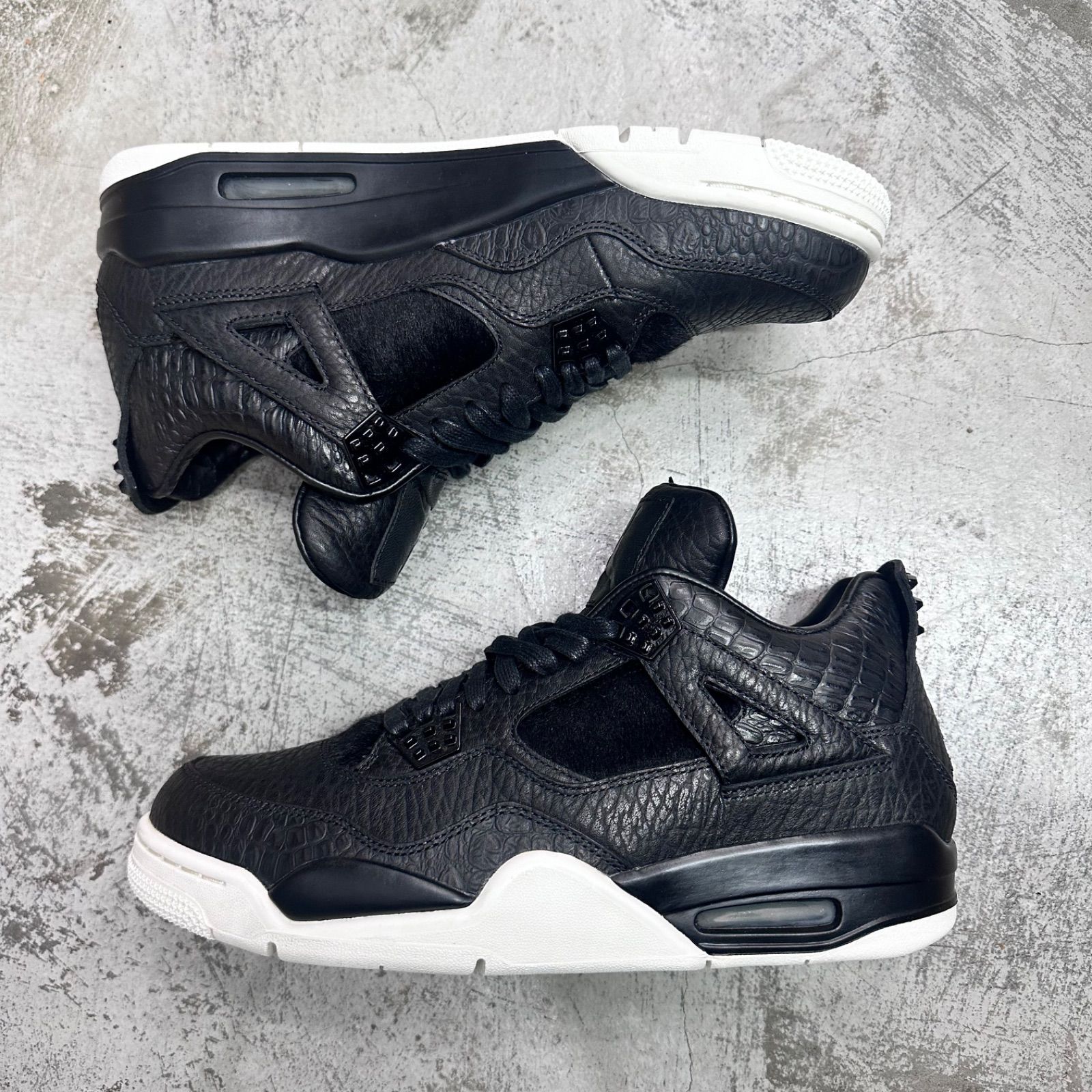 NIKE AIR JORDAN 4 RETRO PONY HAIR BLACK エアジョーダン4