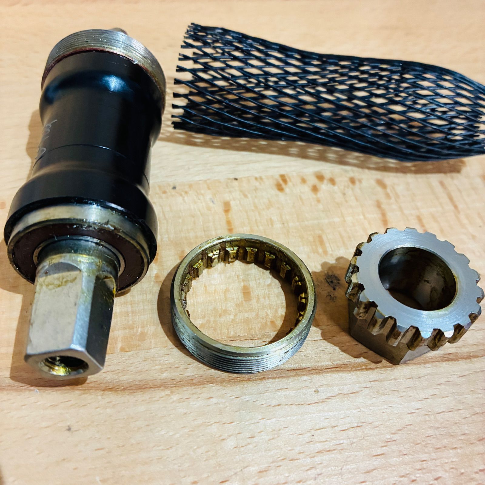 希少】 phil wood BB セット BSA/JIS 軸長108mm ISO スクエア