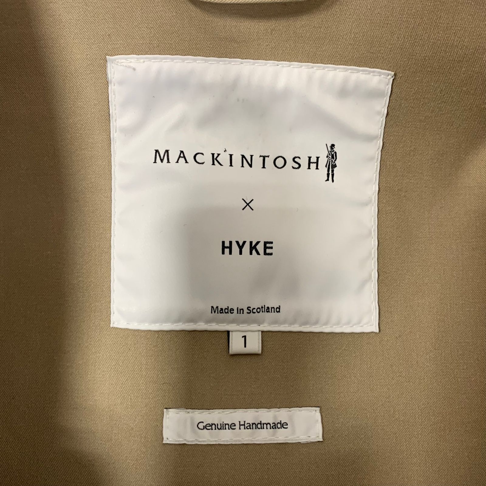 マッキントッシュ MACKINTOSH ハイク HYKE コラボ NO.4Z/5D チェスター 