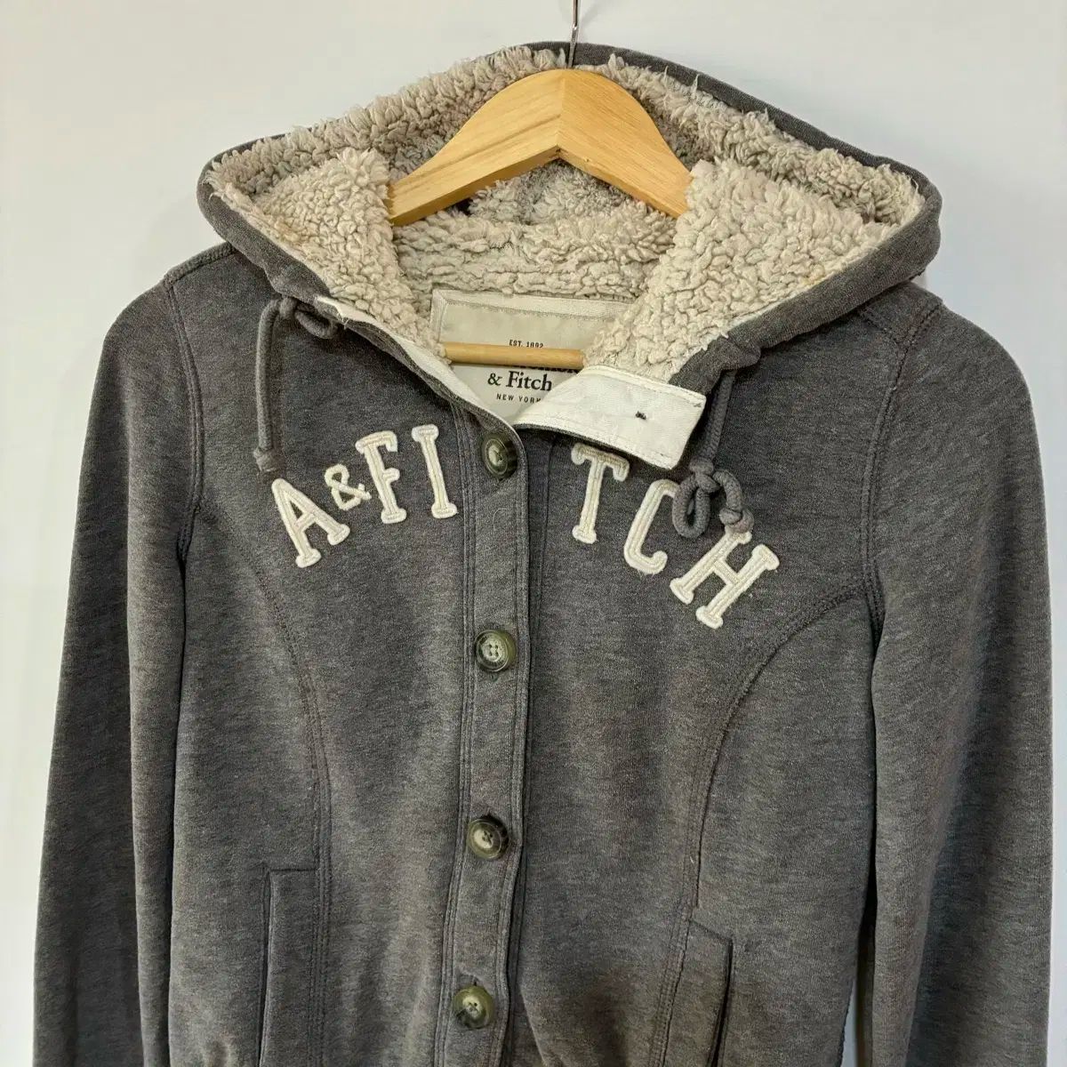 1184 Abercrombie アバクロンビー ジップアップパーカー フード付き