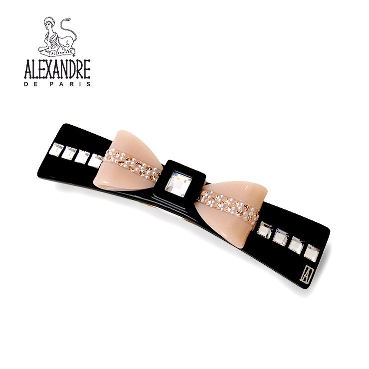 アレクサンドル ドゥ パリ フラワーモチーフ バレッタ 8cm アレクサンドル ドゥ パリ フラワーモチーフ バレッタ 8cm ALEXANDRE