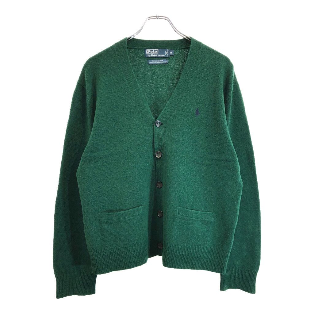 未使用タグ付き PRL ウールVネックカーディガン メンズUS：XS