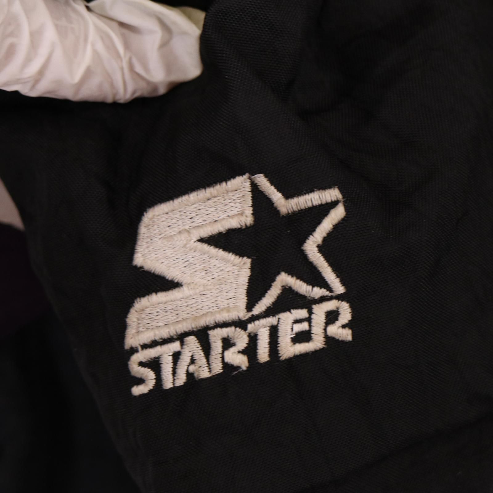 【NHL】希少 スターター マイティダックス 90sアノラックジャケットXL相当 90年代 STARTER スターター NHL アナハイム・ダックス 中綿 ナイロン