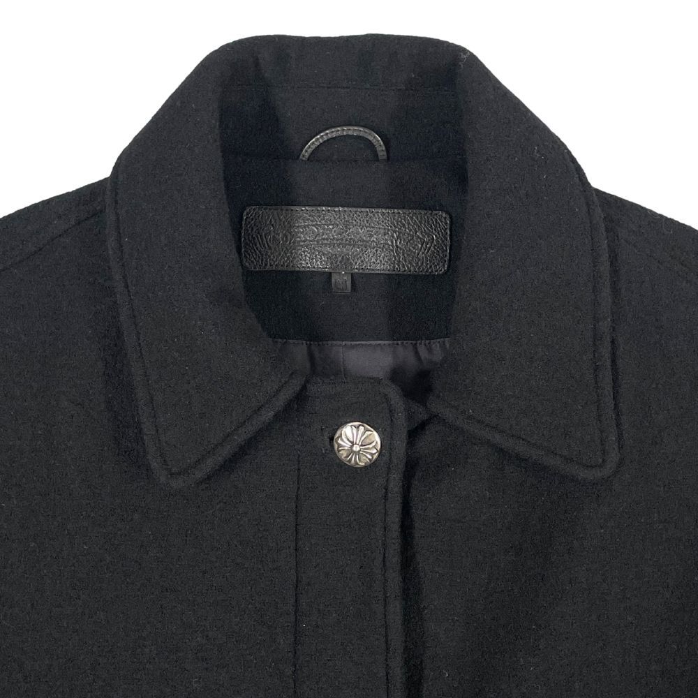 CHROME HEARTS／DELANCEY ウールオーバーサイズコートブラック