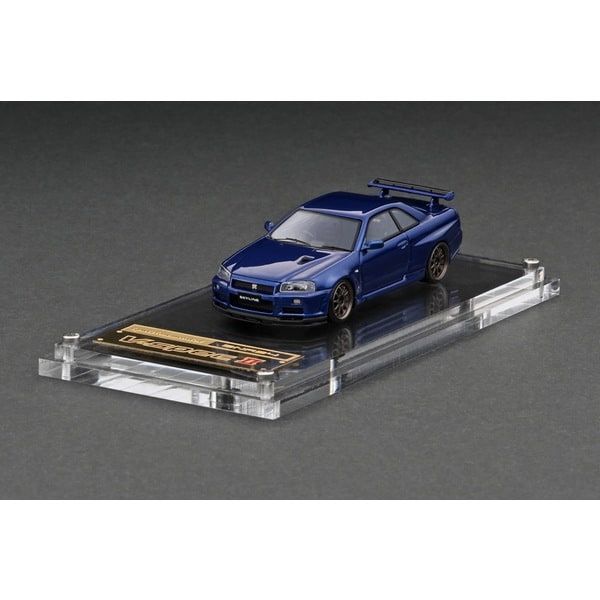 イグニッションモデル ignition model IG2939 1|64 日産 スカイライン GT-R V-spec II R34 ベイサイドブルー レジンキャストミニカー