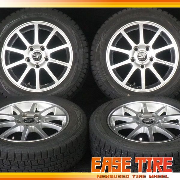 バリ山 ダンロップ WINTERMAXX WM01 | スポーツテクニック 175|65R15 | 5.5J 46 112 5H 4本 スタッドレス MINI F55 F56等