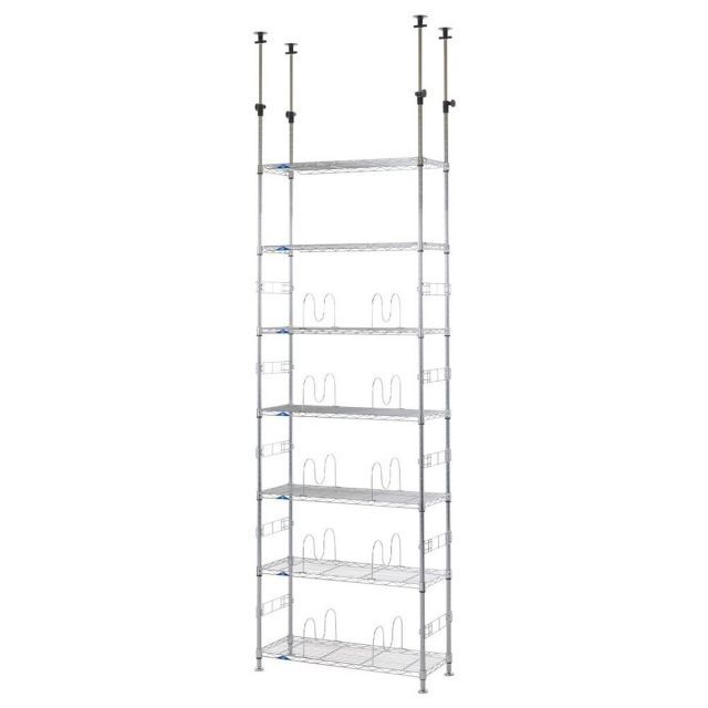 ルミナス フィールシリーズ ポール径19mm テンション つっぱり ラック 7段 幅78×奥行34×高さ220-280cm MD76-7T