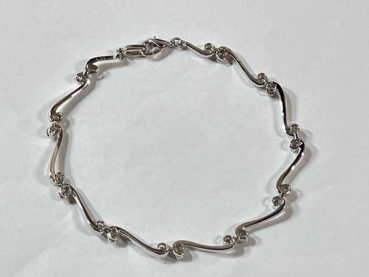 K18WG ダイヤモンド(0.3ct)ブレスレット 楽天市場】K18WG 18金 ホワイトゴールド ダイヤモンド DIAMOND 0.3ct