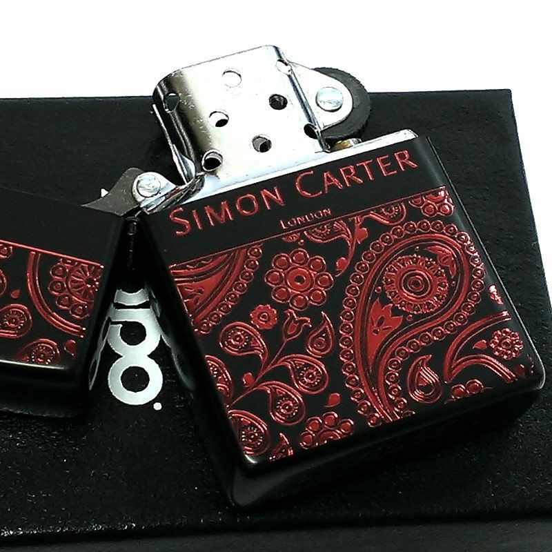ZIPPO ライター サイモンカーター ジッポ ペイズリ― マット